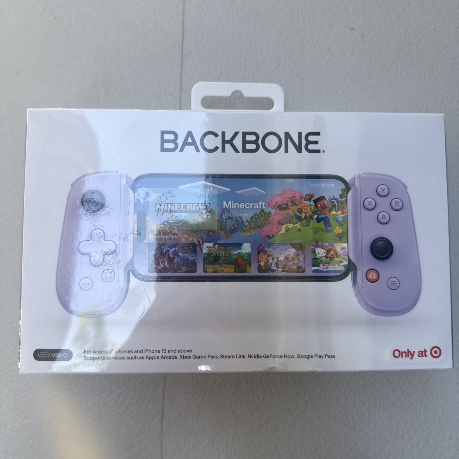 New Backbone One 2nd Gen (USB-C) Mobile Gaming Controller (purple)