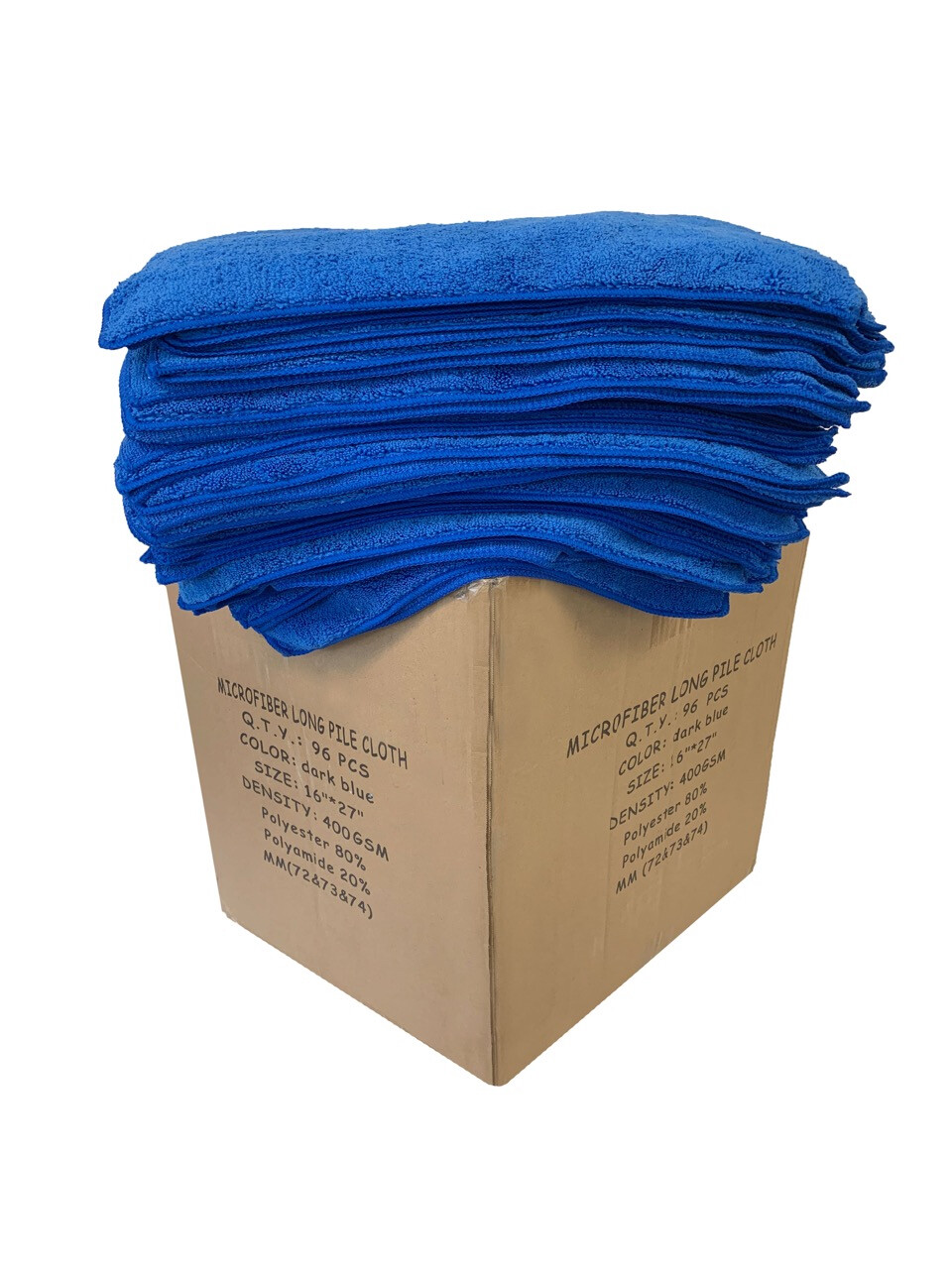 96 Microfiber 400GSM Professional 16x27 Detailing Towels Auto Polishing (Blue)