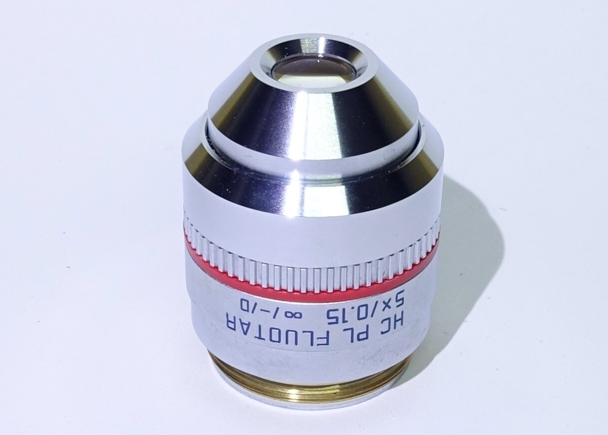 Leica HC PL FLUOTAR 5X/0.15 ∞/-/D Microscope Objective; PN 506504