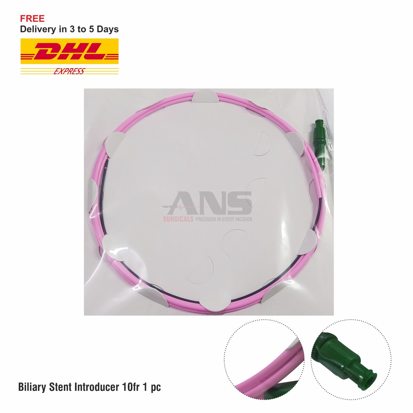ANS Biliary Stent  Introducer  10fr