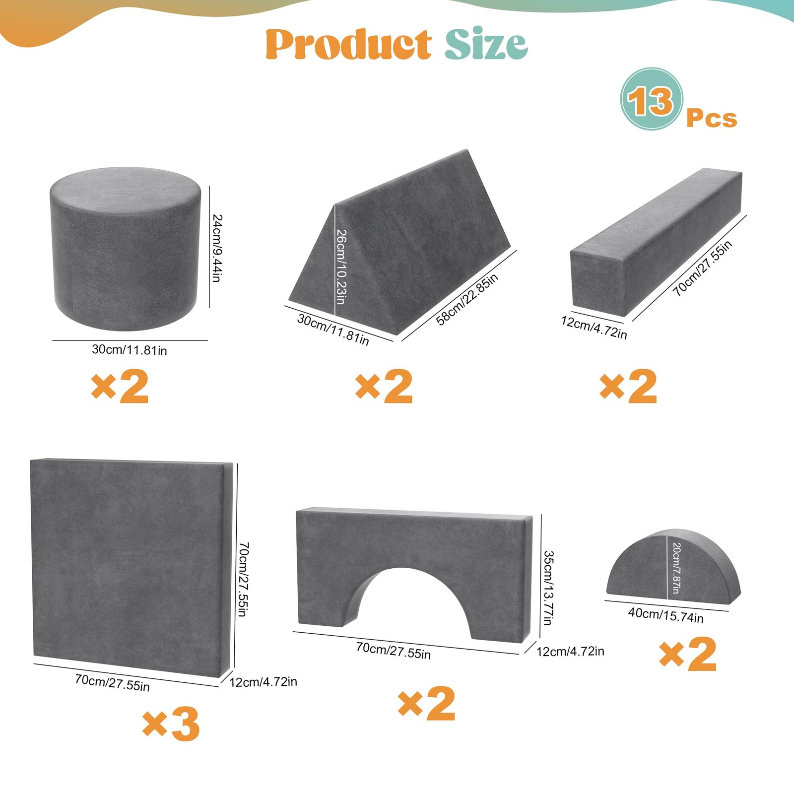 13pcs Modular Kids Play Couch, 1000+ DIY Creativing Kids Couchs Building Fort...