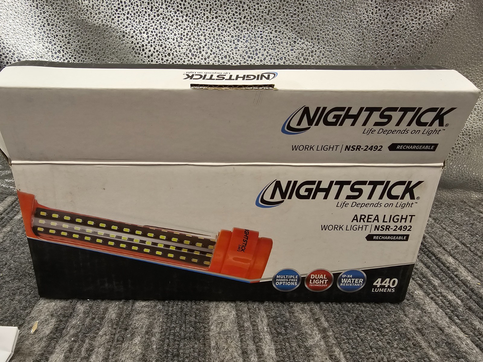 NIGHTSTICK NSR-2492 Multi-Purpose Rechargeable Dual-Light Work Light