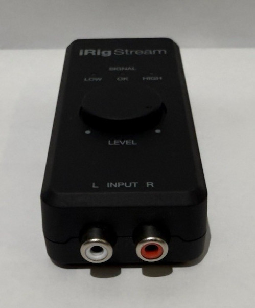 IK Multimedia iRig Stream USB Audio Interface RCA Input USB Streaming Pod Mixer
