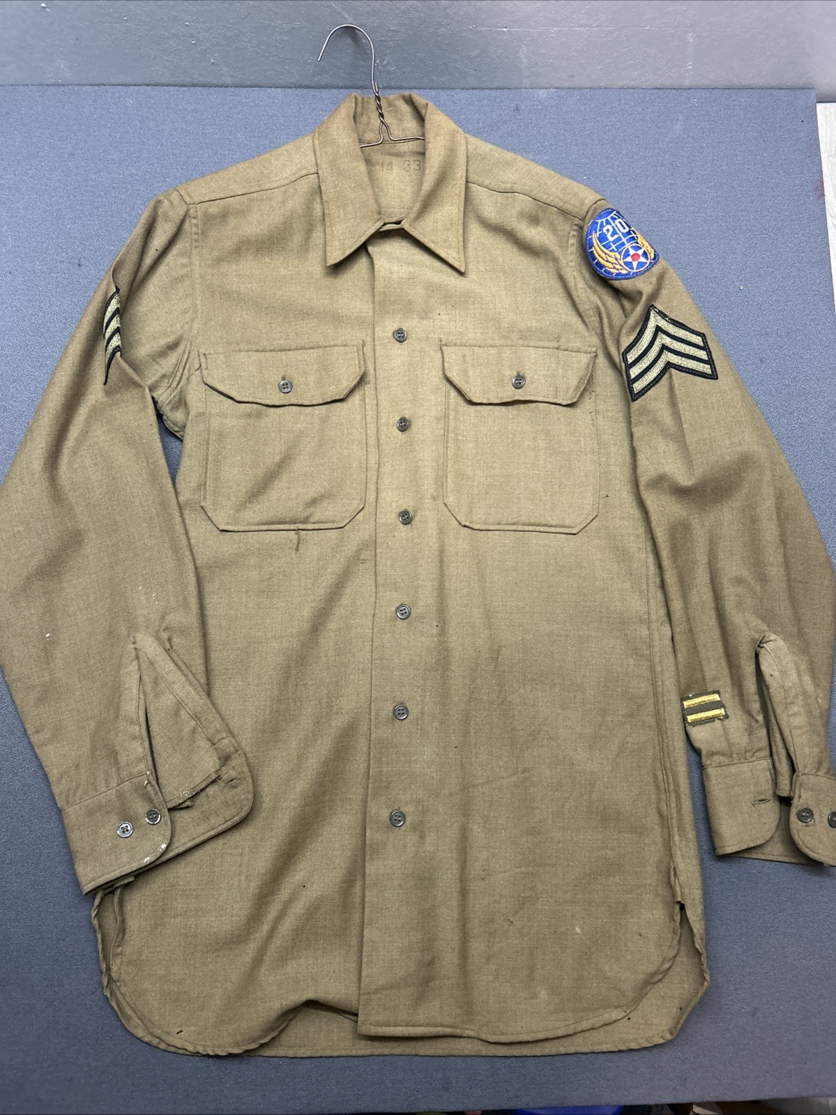 WW2 US Army Air Force 20th Air Force Summer Tunic With Patches