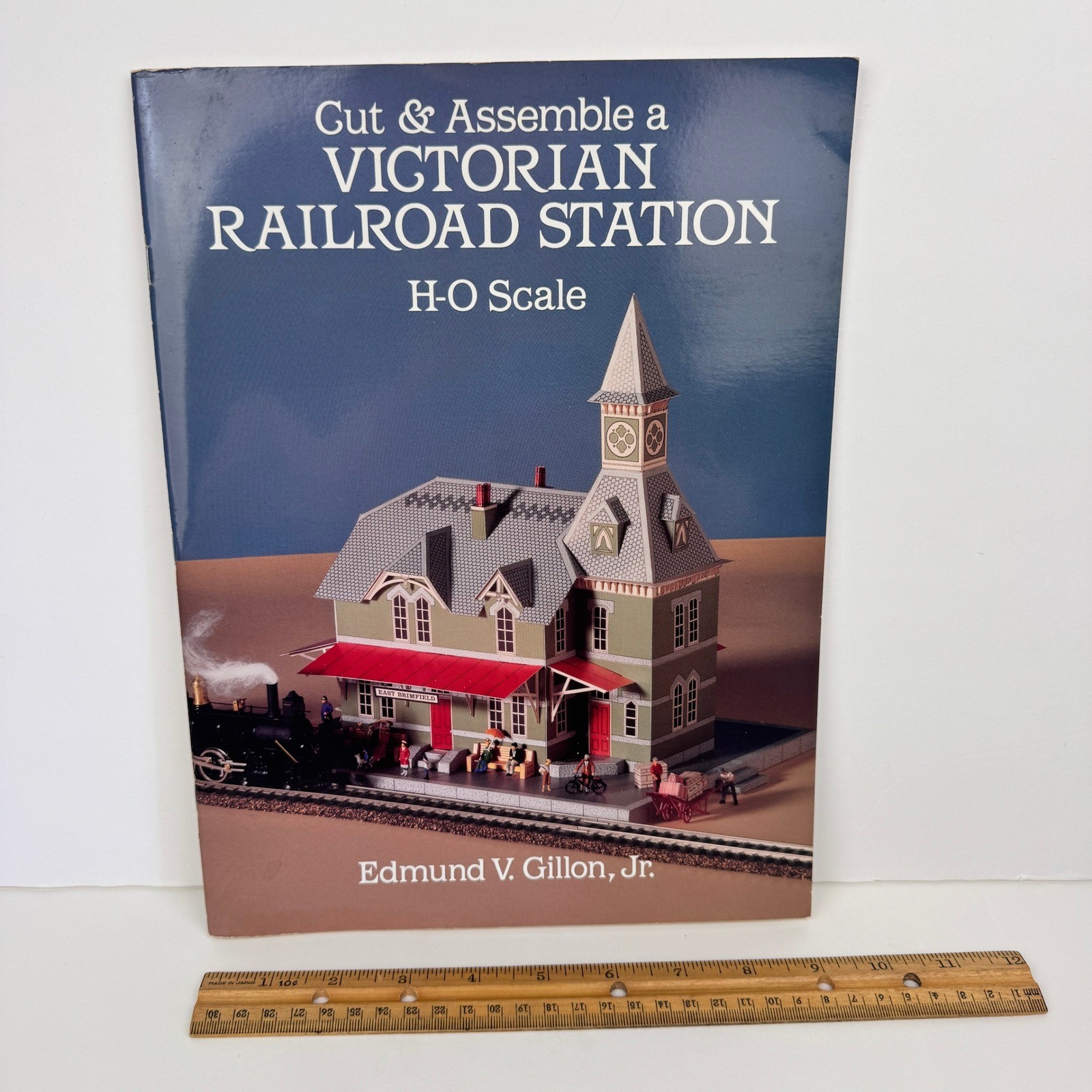 Vtg 1994 Cut Assemble Victorian Railroad House HO Scale Edmund Gillon Book