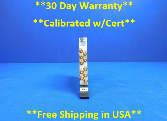 NATIONAL INSTRUMENTS PXI-2546 2.7 GHz, 50 Ω, Dual 4x1 PXI RF Multiplexer Switch