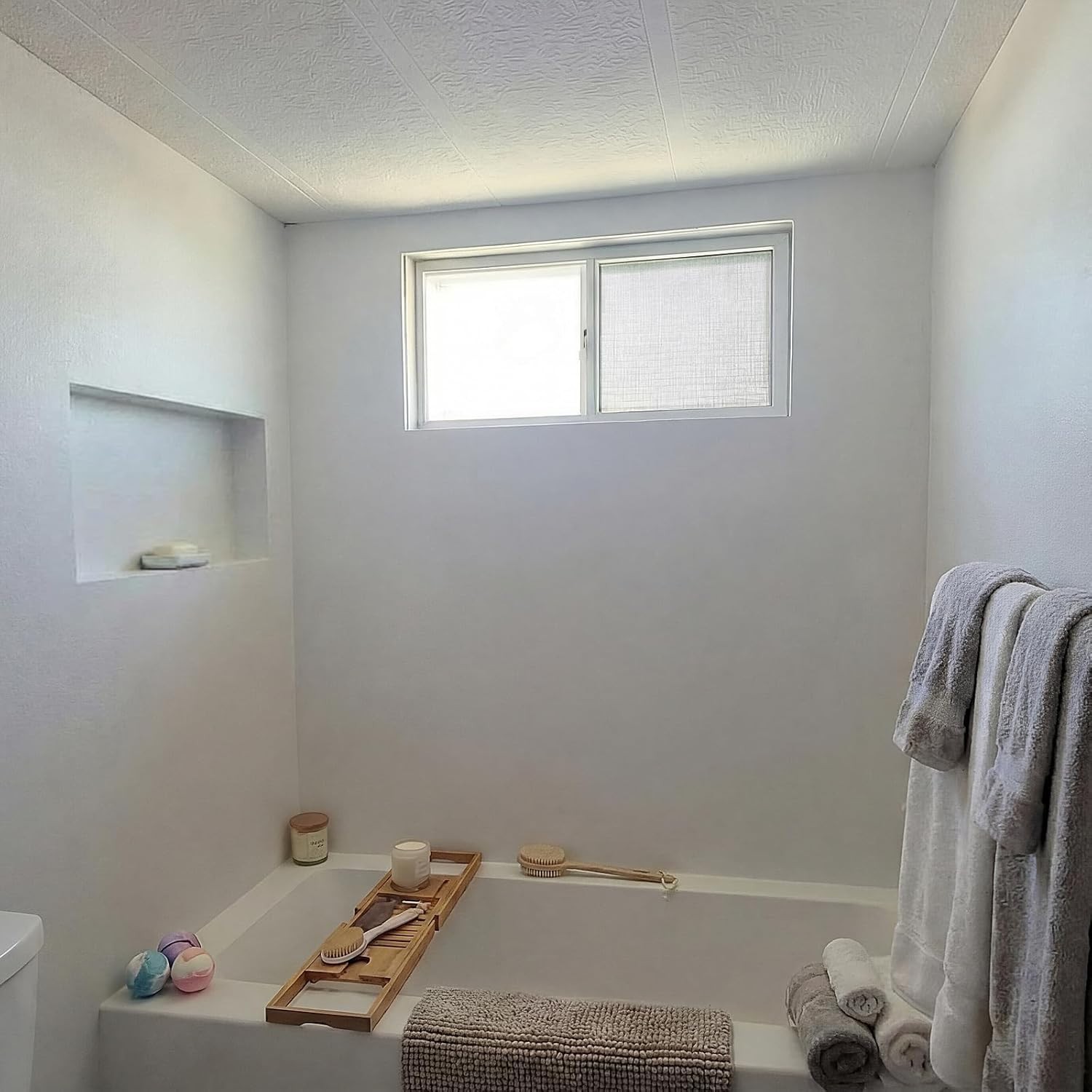 1 Pack Basement Home Window 32'' x 14'' Mini Basement Windows Replacement wit...