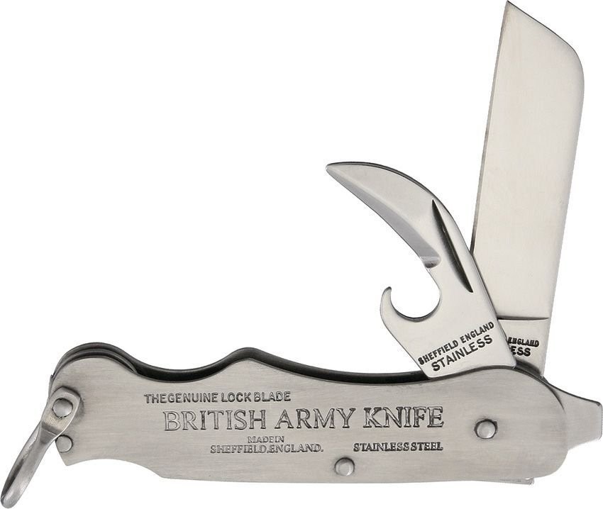 J. Adams Sheffield England British Army Clasp Pocket Knife Blade - 2Piecelocking