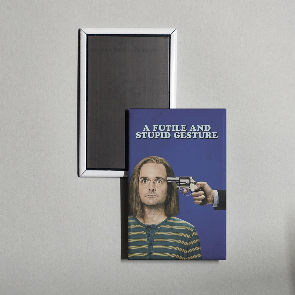 A Futile and Stupid Gesture Mini Movie Poster Fridge Locker Magnet