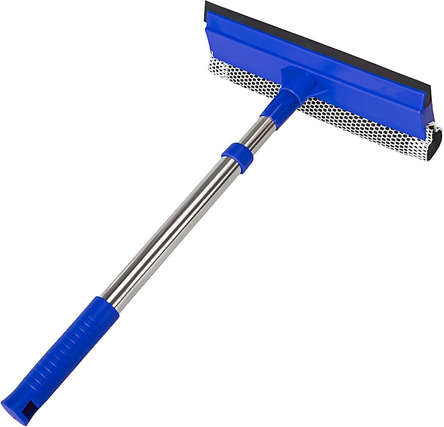 2-In-1 Window Squeegee&Car Squeegee with 15.7"-27.5" Retractable Stainless Steel