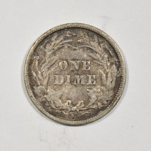 1907-S BARBER DIME ~ XF!