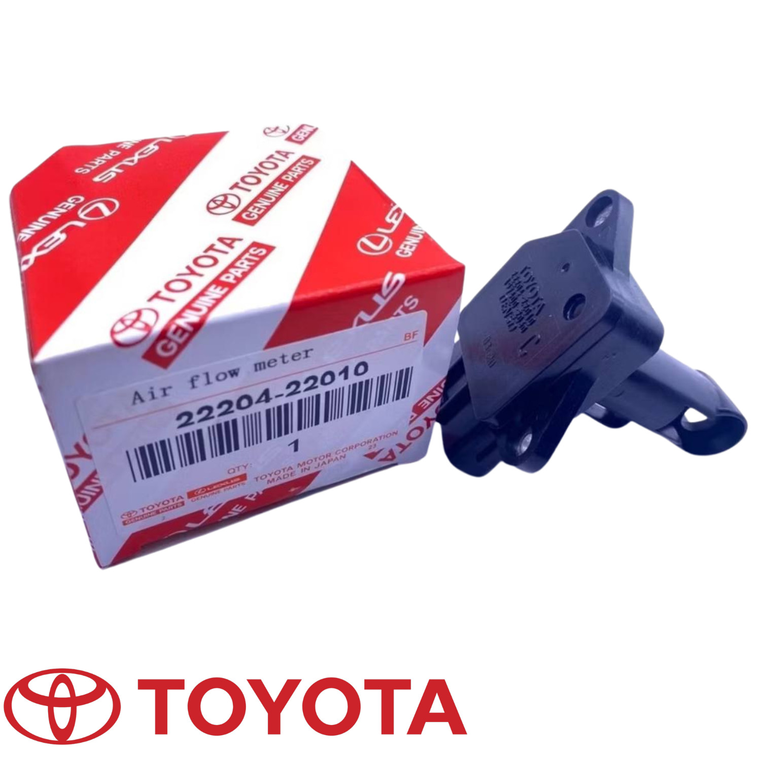 Mass Air Flow Meter MAF Sensor 22204-22010 for Toyota Lexus Scion DENSO Genuine