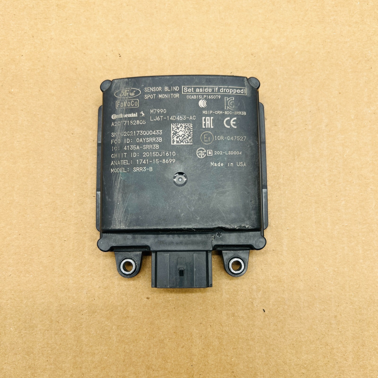 OEM For 20-21 Ford Escape Rear Blind Spot Radar Module LJ6T-14D453-AC
