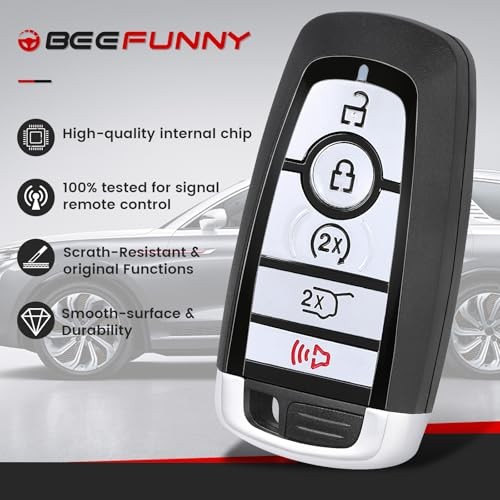 Keyless Entry Remote Key Fob Replacement for Ford Explorer with chip