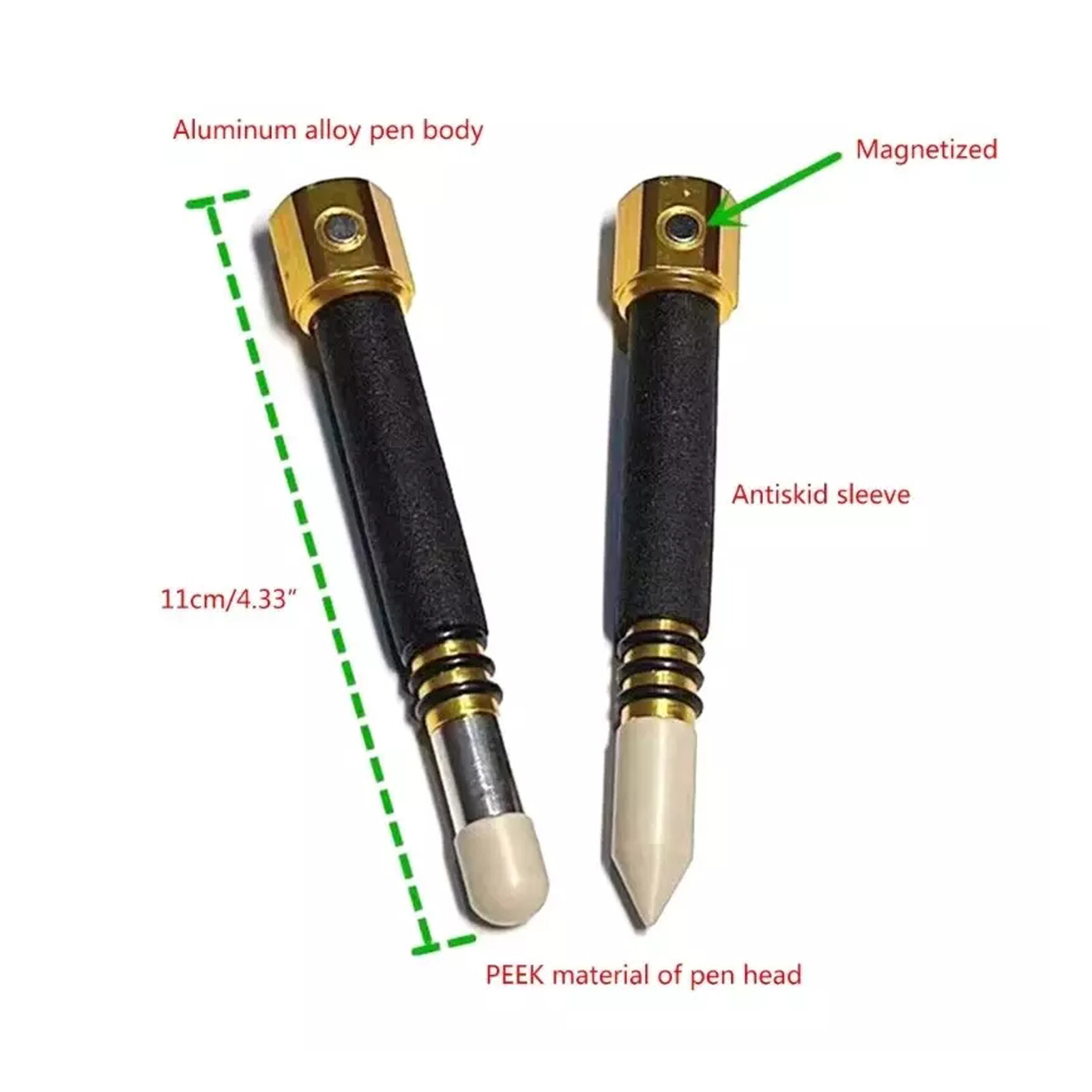 Professional PDR Paintless Dent Repair 4pc Tapper Knockdown Set with Tips