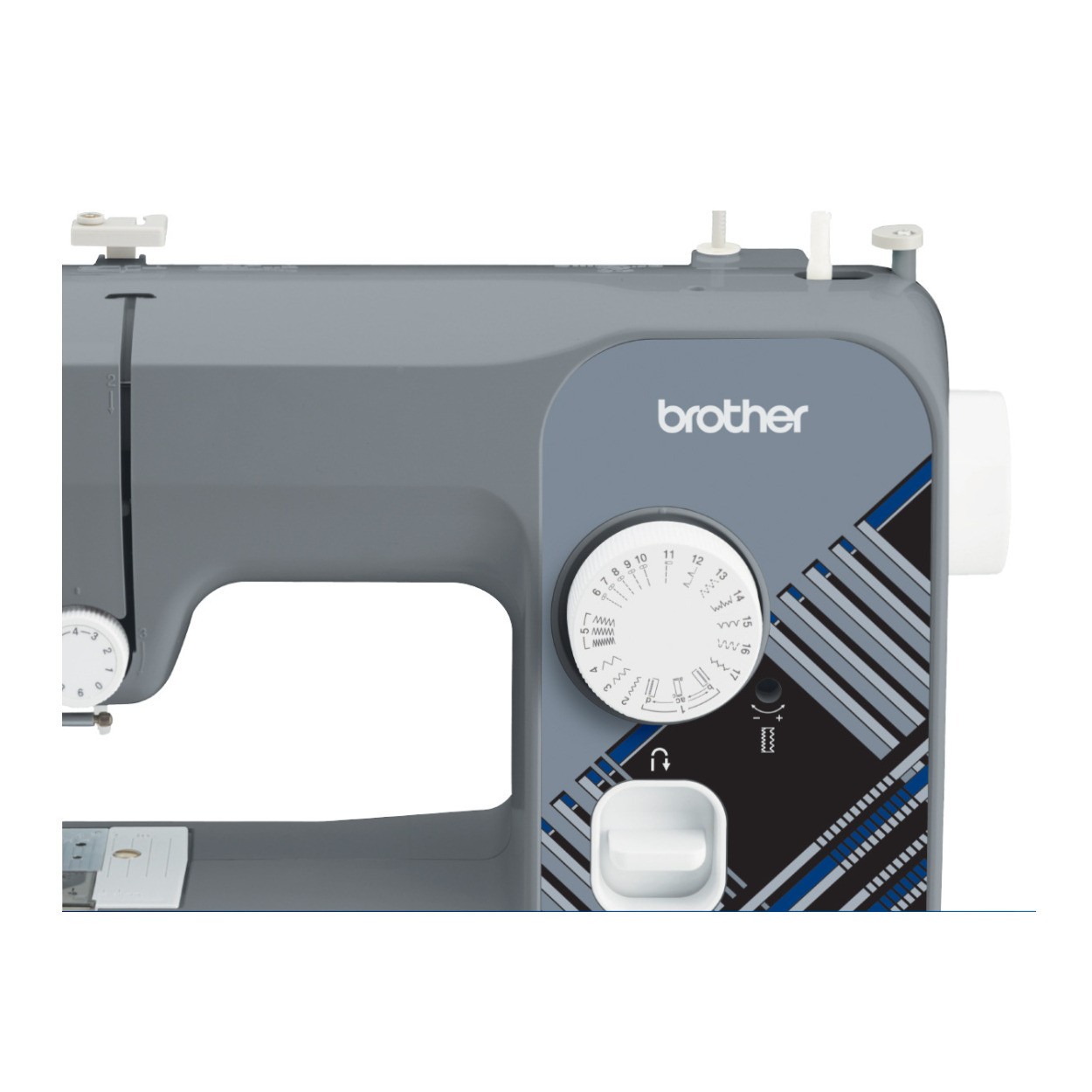 Brother RLX3817G 17-Stitch SewIng MachIne Gray Bundle Refurbished