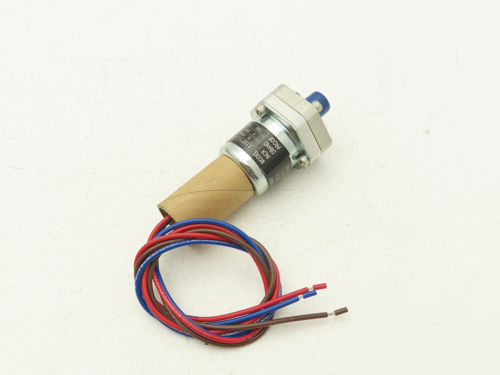 ITT Neo-Dyn 115P1C3-1827 Pressure Switch 5A 125/250V 1/4"x 1/2"NPT Tamper Proof