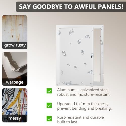 Thick 1mm 16x24 Access Panel for Drywall, Attic & Ceiling - Durable Metal Design