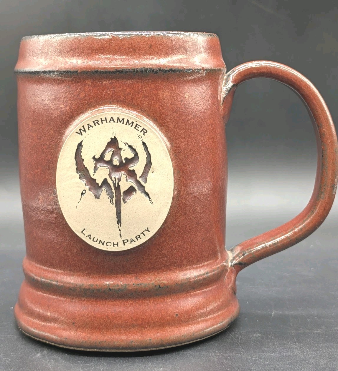 Warhammer Online Launch Party Promotional Ceramic Mug Stein Red Made In The USA