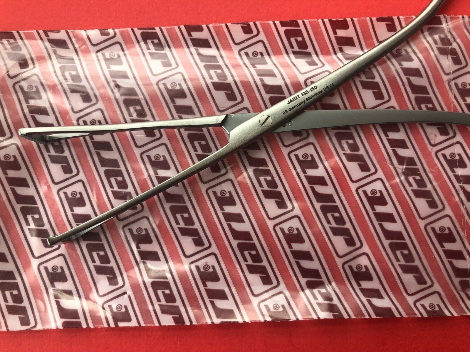 Jarit Collins Tissue Forceps 7-3/4" *MADE IN GERMANY* Ref: 135-150