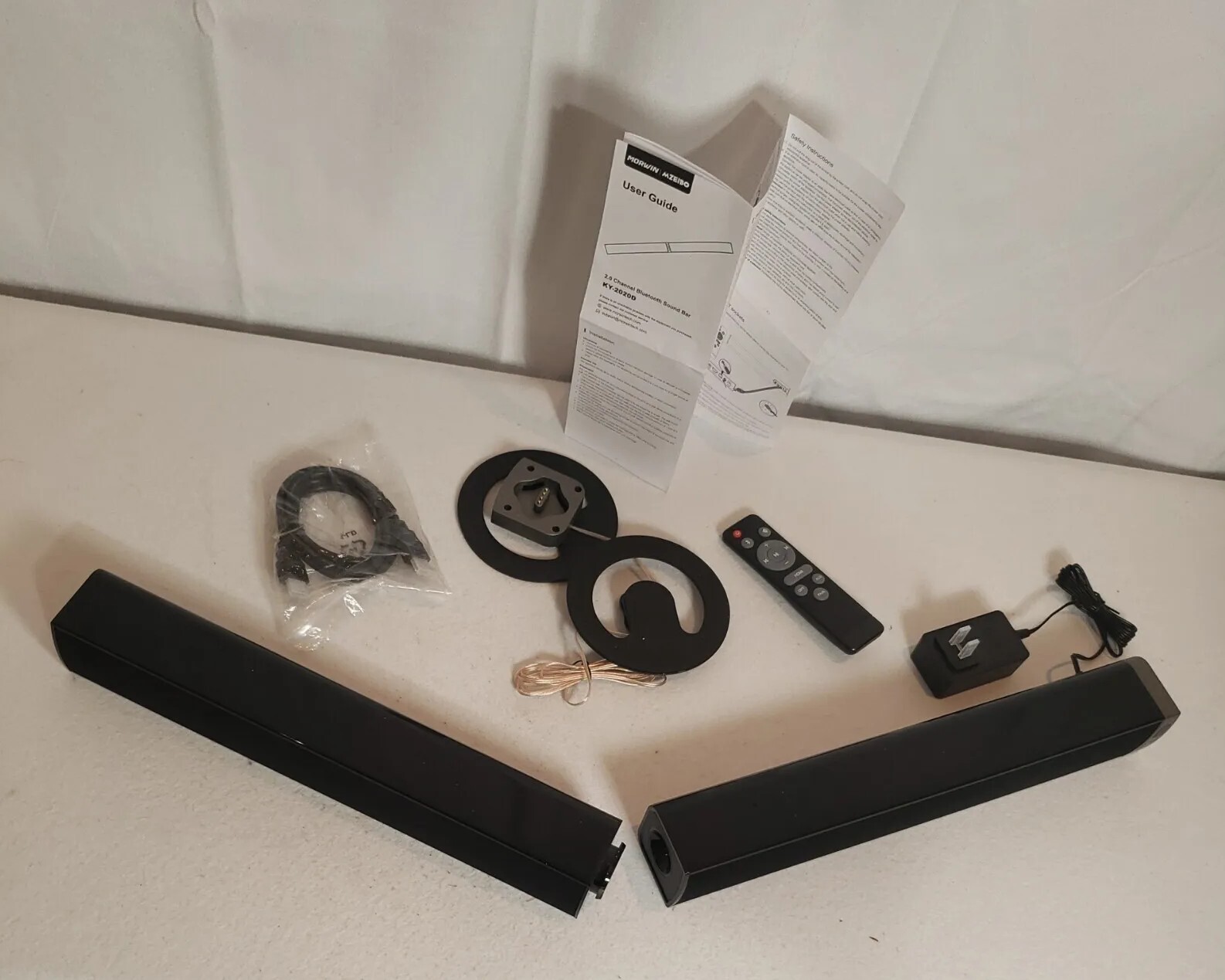 Morwin / MZeibo KY-2020D Sound Bar Speaker 2.0 Channels Remote Control Bluetooth