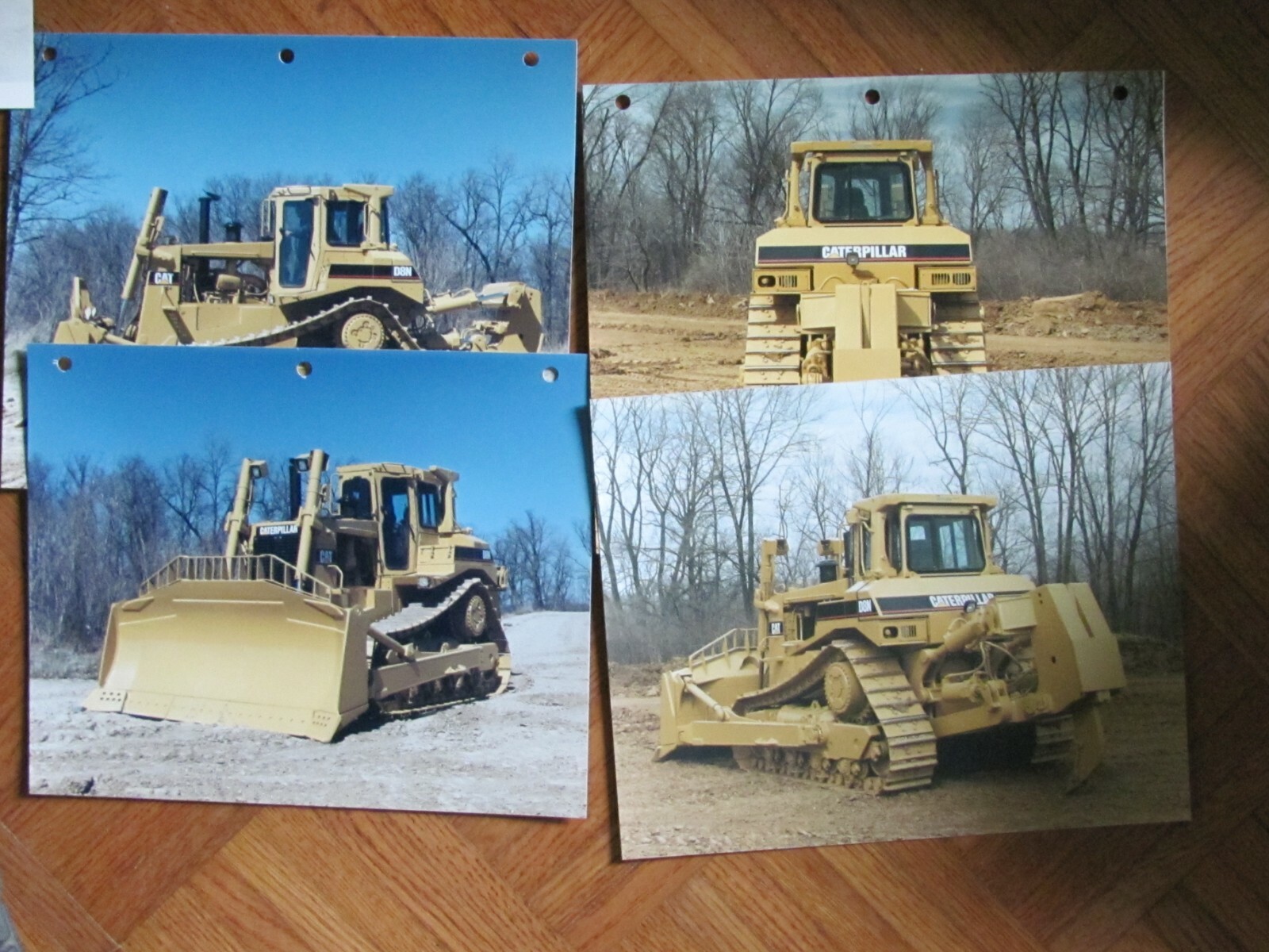 7 PHOTO SET CATERPILLAR CO PEORIA IL 10" DOZER D8N DEMONSTRATION AREA