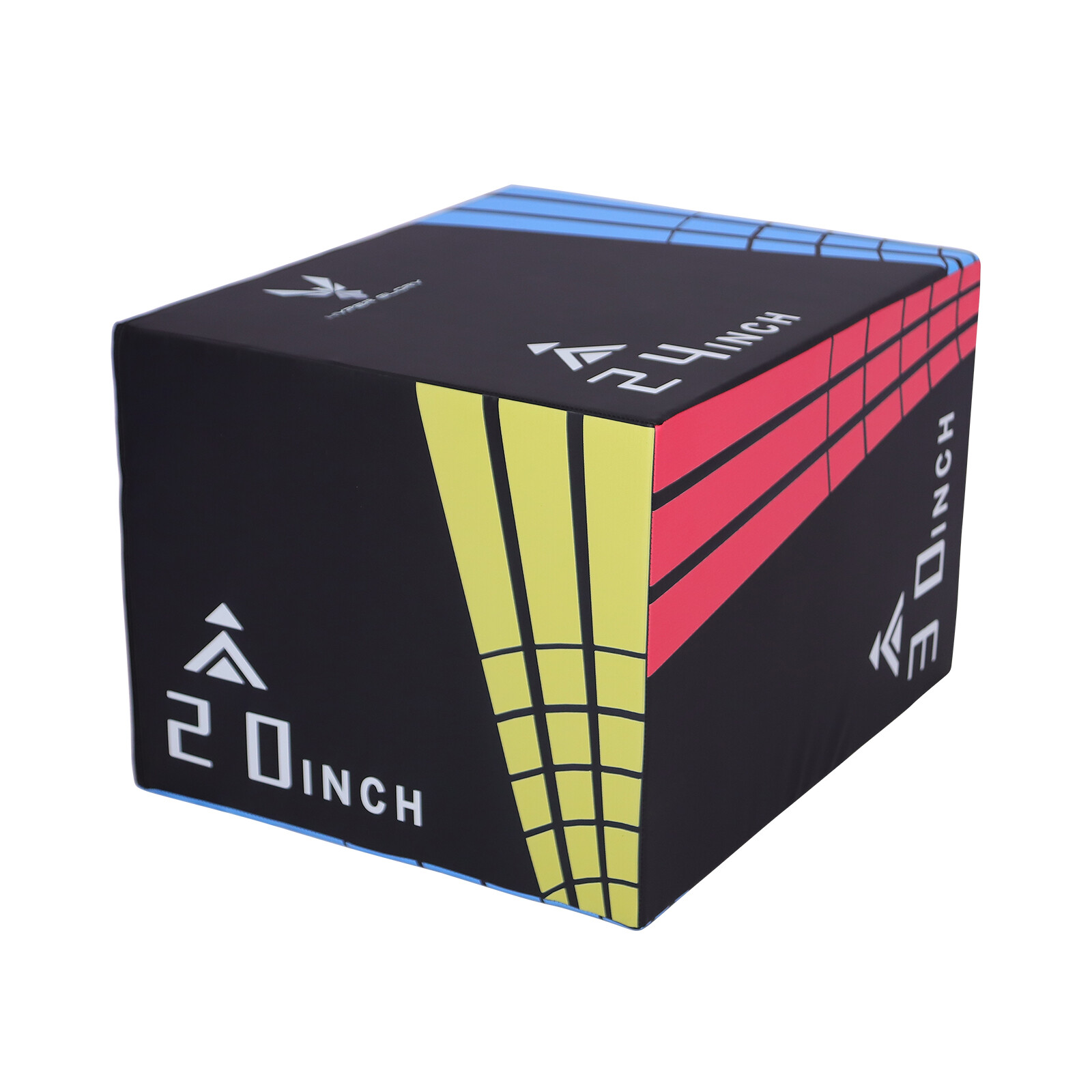 3 in 1 Plyo Box Fitness Foam Plyometric Jump Box Set Height Adjustable