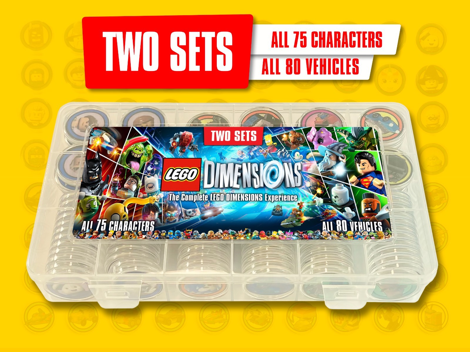 LEGO Dimensions | Two Sets [ 1 Box ] NFC Tags
