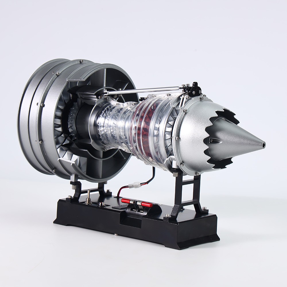 Electric Metal Civil Turbofan Engine Kits Unassembled DIY Model Mechanical DM121