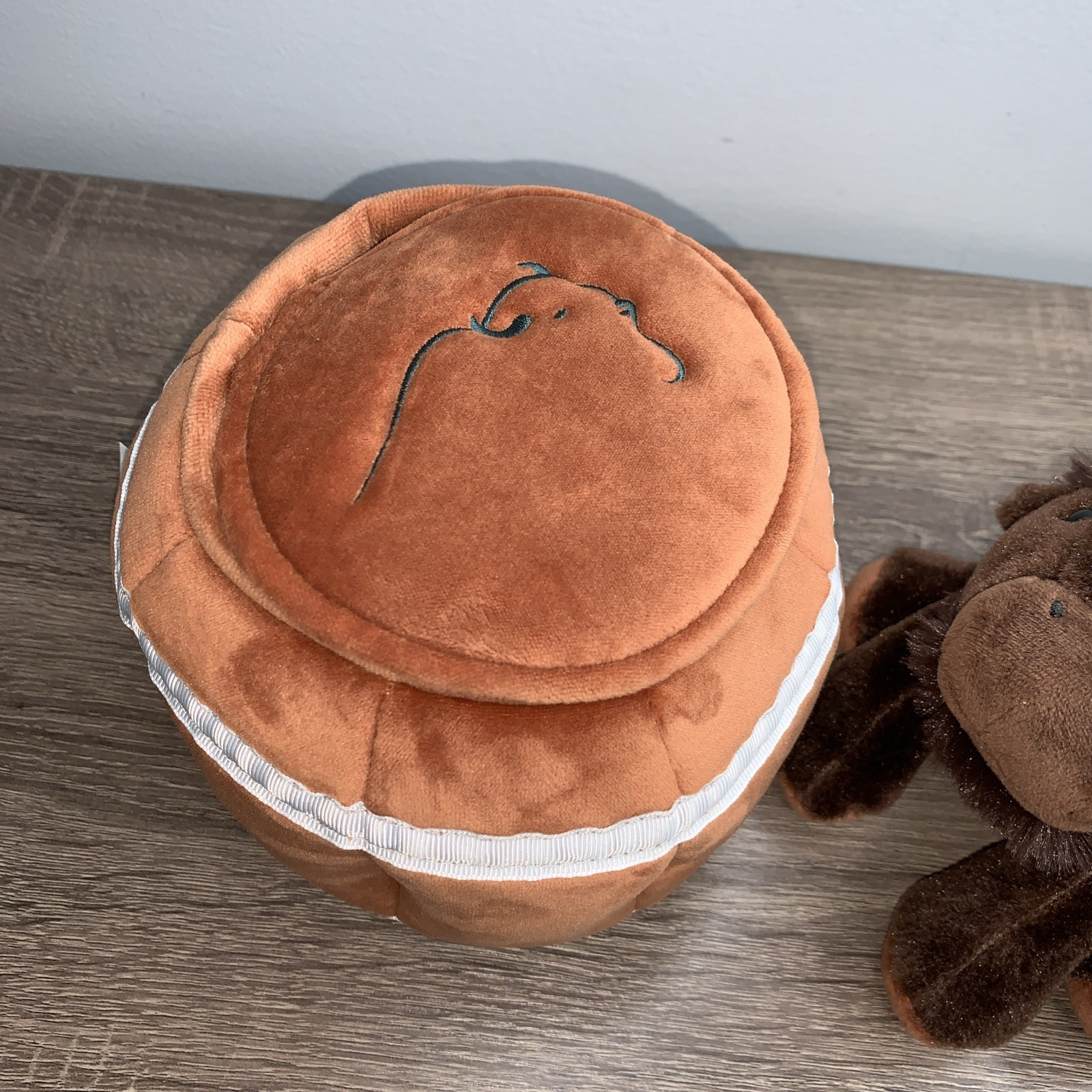 Buffalo Trace Distillery Bison in Whiskey Barrel Plush Rare New