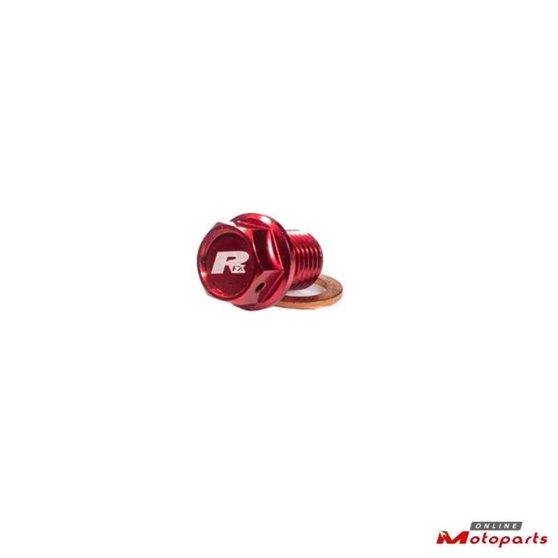 RFX PRO MAGNETIC DRAIN BOLT, RED