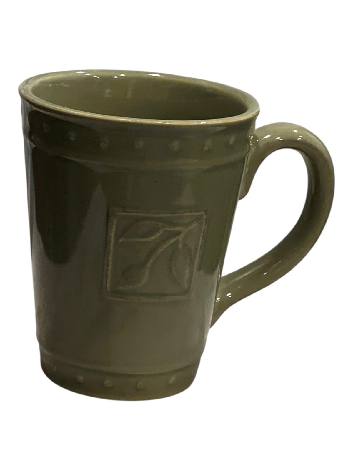 Signature Sorrento Green Wheat Mug 2009 Excellent Used Condition 4”T x 3.5”W