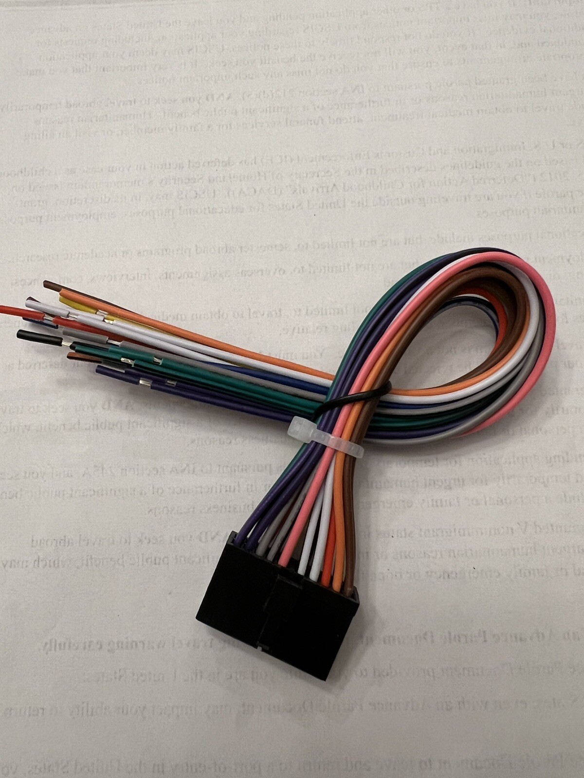Precision 20 Pin Power & Speaker Wire Harness for SPL-622D, PV-620B
