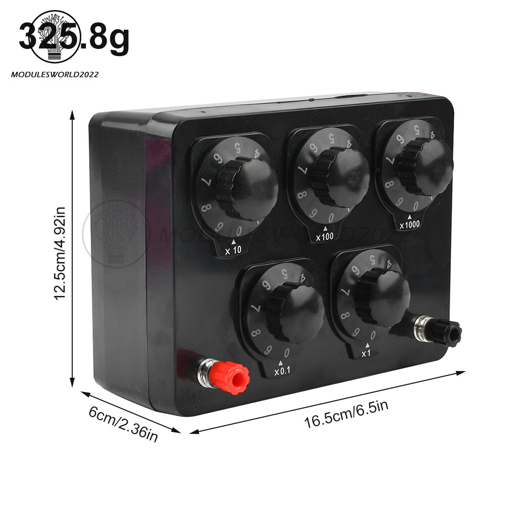 0-9999.9 Ohm Variable Resistance Box Decade Resistor For Physical Resistance Box