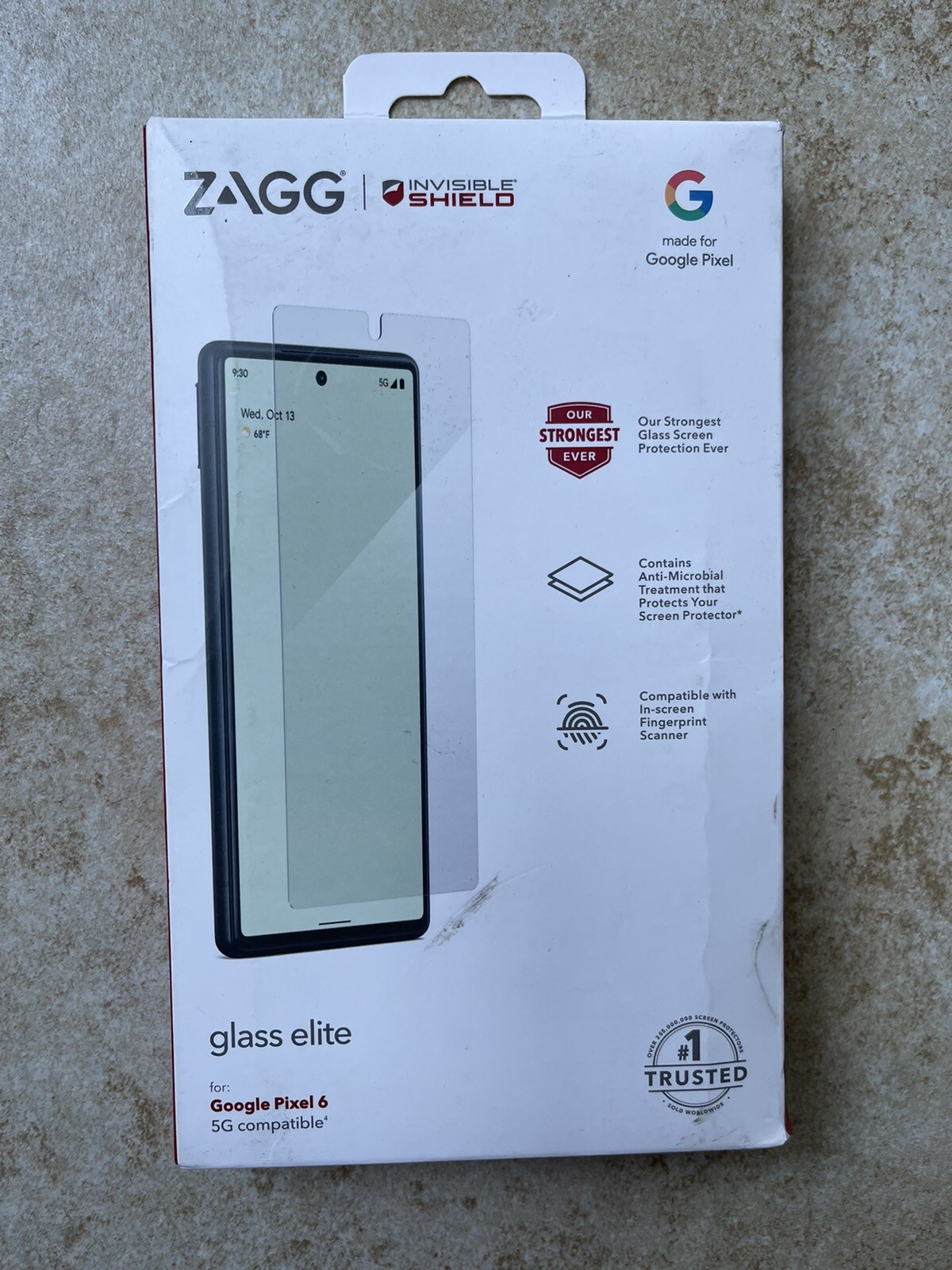 ZAGG InvisibleShield Glass Elite Screen Protector For Google Pixel 6 6.4"