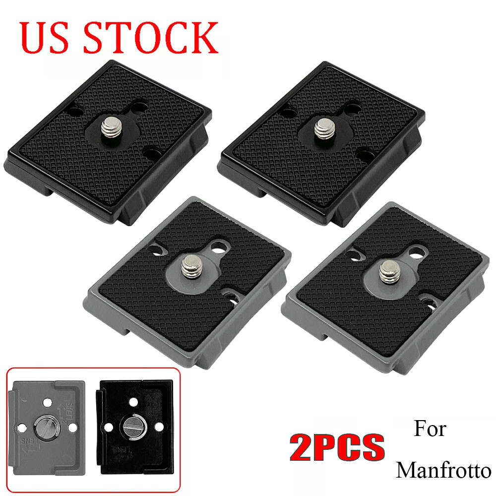 2Pack Quick Release QR Plate For Manfrotto Compatible 200PL-14 Camera Tripod USA