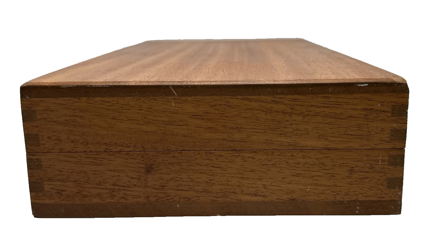 ORIGINAL S&W N-FRAME MAHOGANY PRESENTATION CASE 6" BARREL W/ DRAWER & INSERT