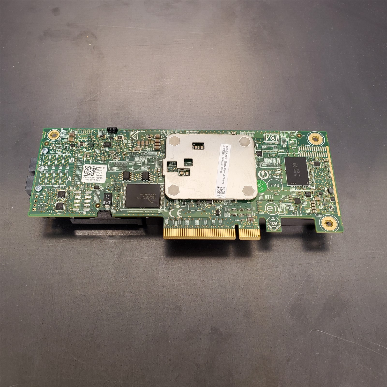 Dell PERC H730 1GB PCIe Raid Controller W/Battery No Bracket 044GNF 44GNF