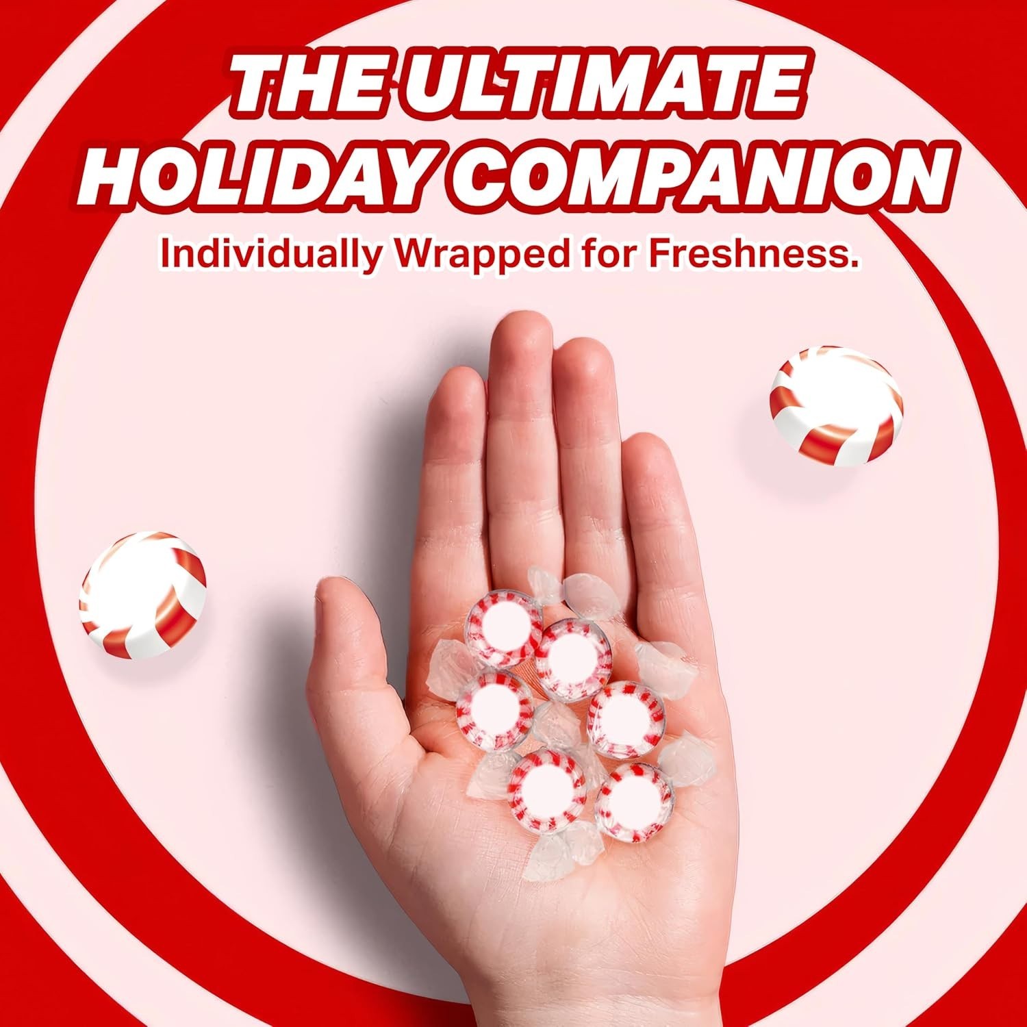 Starlight Peppermint Flavor Mints Bulk Hard Nostalgiac Candy (2 Pounds) On Sale!