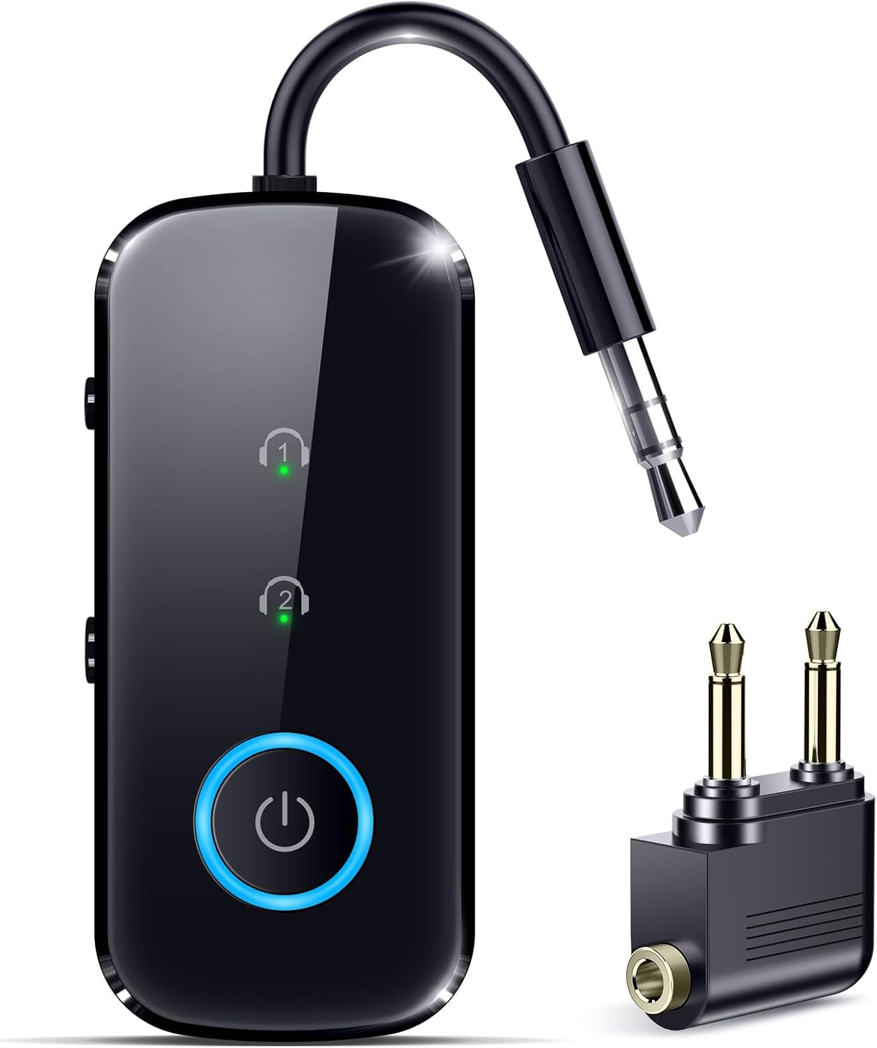 Ultra Pro Bluetooth Transmitter Receiver, Wireless Adapter for Airplane/Tv | Blu