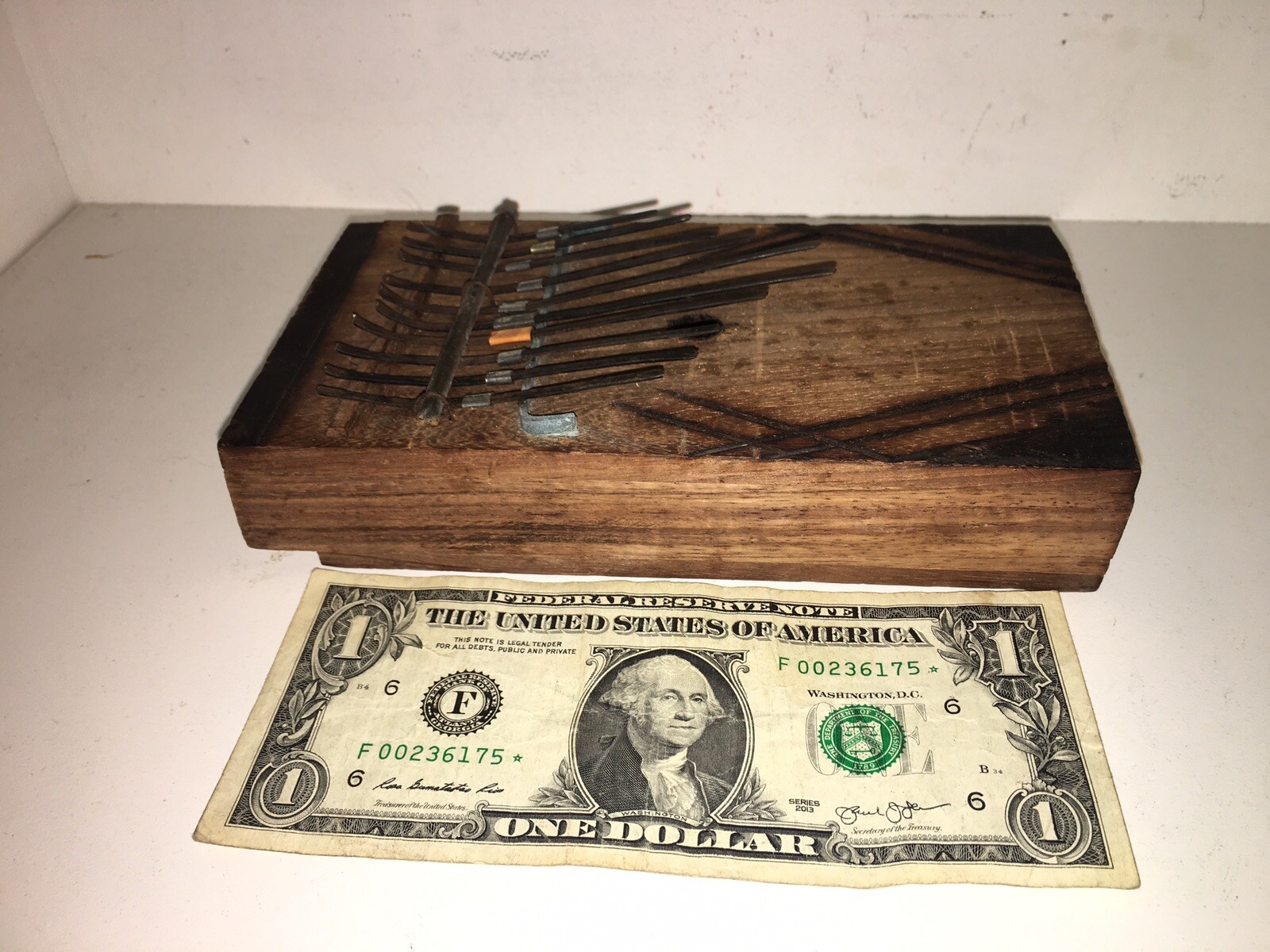 Vintage African Wooden  Musical Instrument - handcrafted -Tanzania