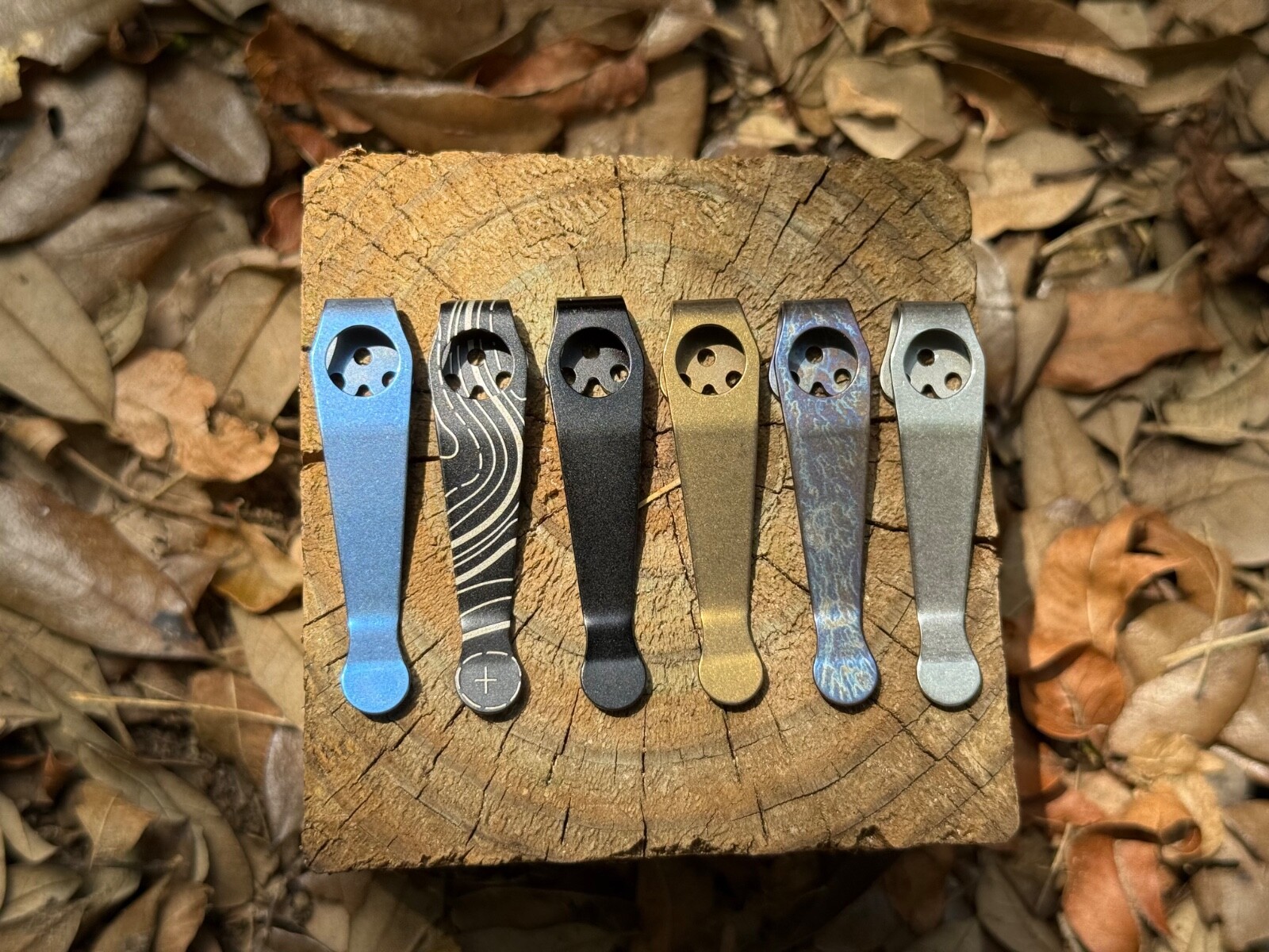 Titanium Deep Carry Pocket Clip for Spyderco PM2, PM3, Manix, and more!!