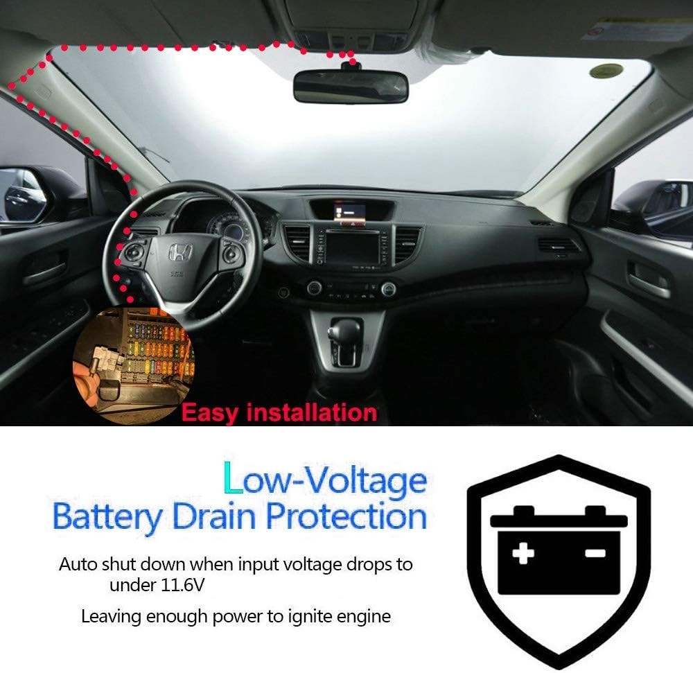 Easy-Install Mini USB Dash Cam Hardwire Kit - 10ft for Effortless Power Supply