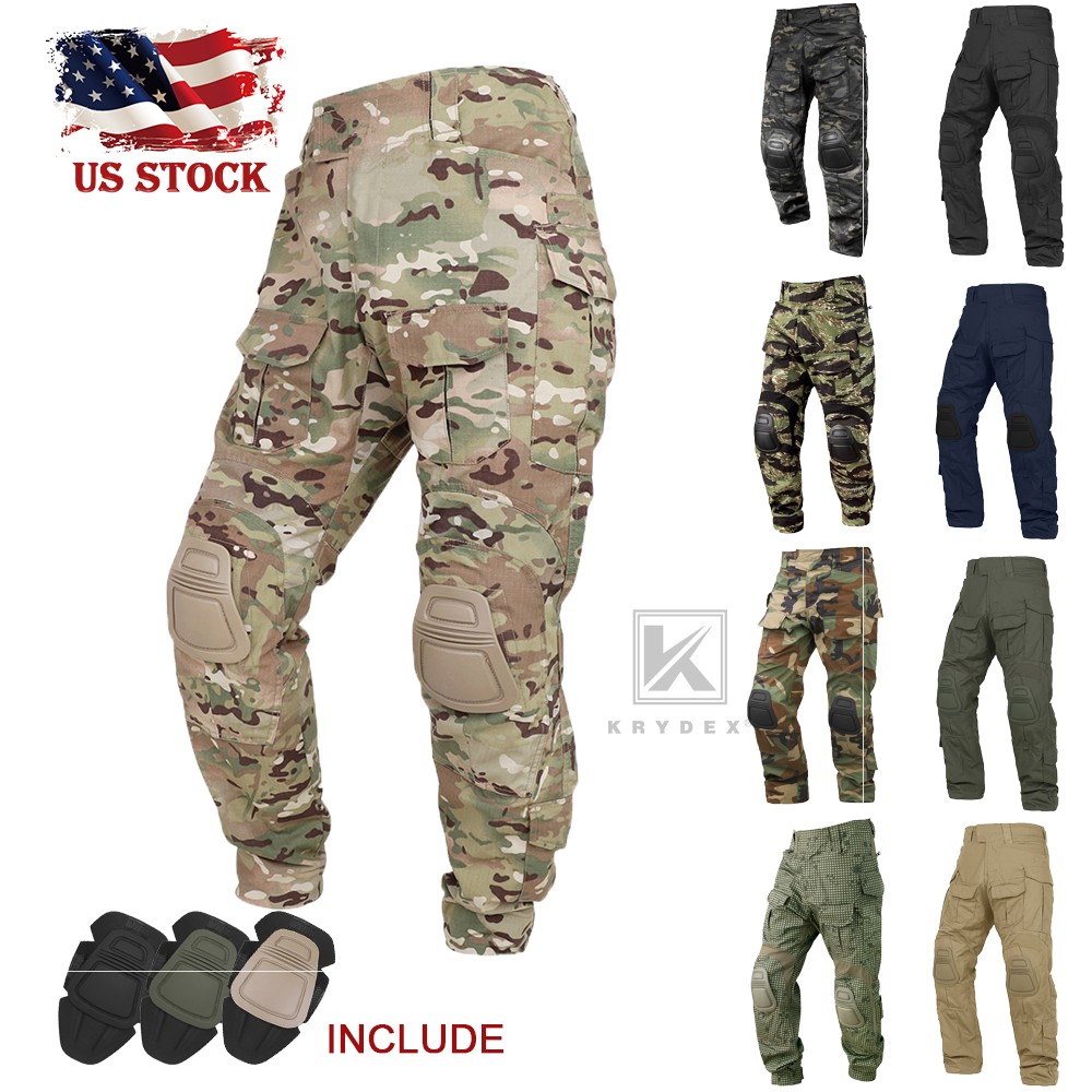 KRYDEX Gen3 Combat Trouser with Knee Pads Tactical Clothing Army Uniform Pants