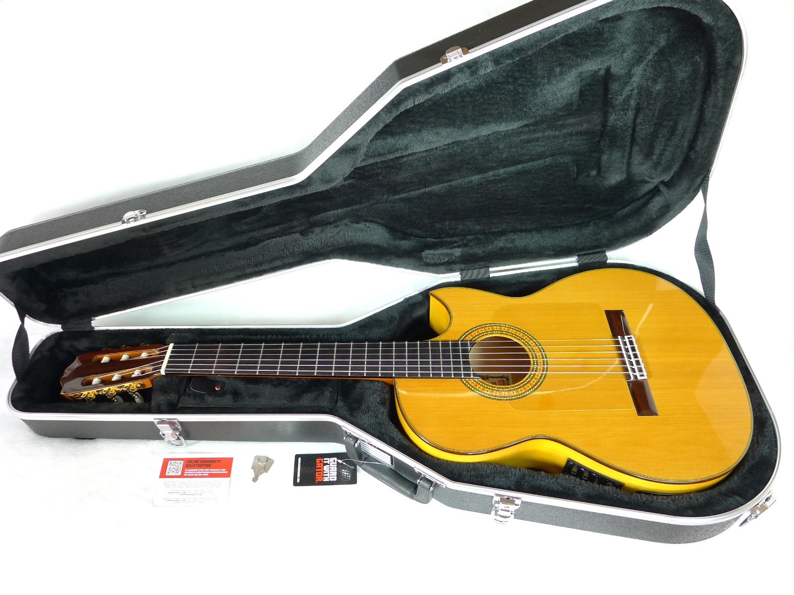 MIJ Asturias PUF PU.F Flamenco Classical Nylon-String Acoustic-Electric Guitar