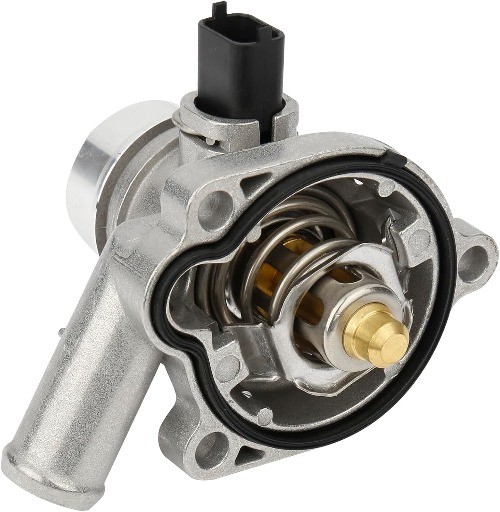 Upgrade Aluminium Engine Coolant Thermostat Housing Assembly(1PCS). Fit For 2013