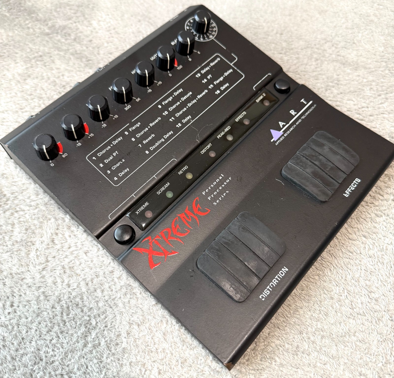 ART Xtreme Processor Distortion & Multi-Effects Guitar Pedal From Japan 0990