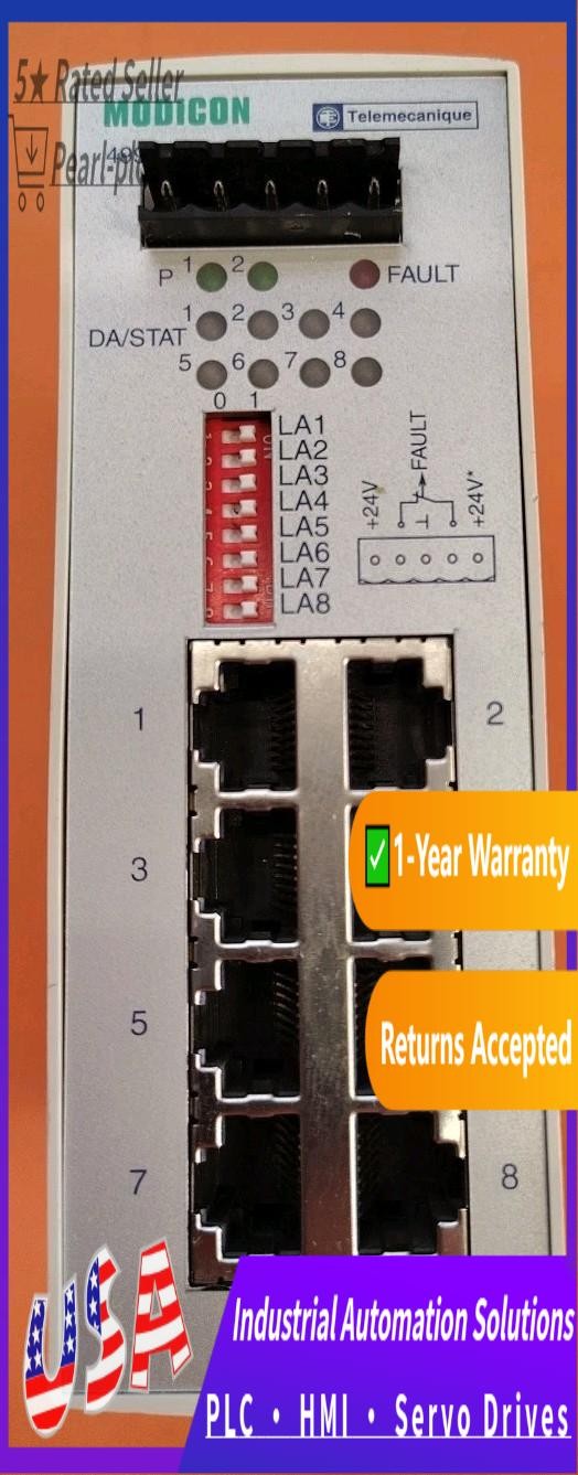TELEMECANIQUE MODICON 499NES18100 ETHERNET CABLING SYSTEM SCHNEIDER ELECTRIC
