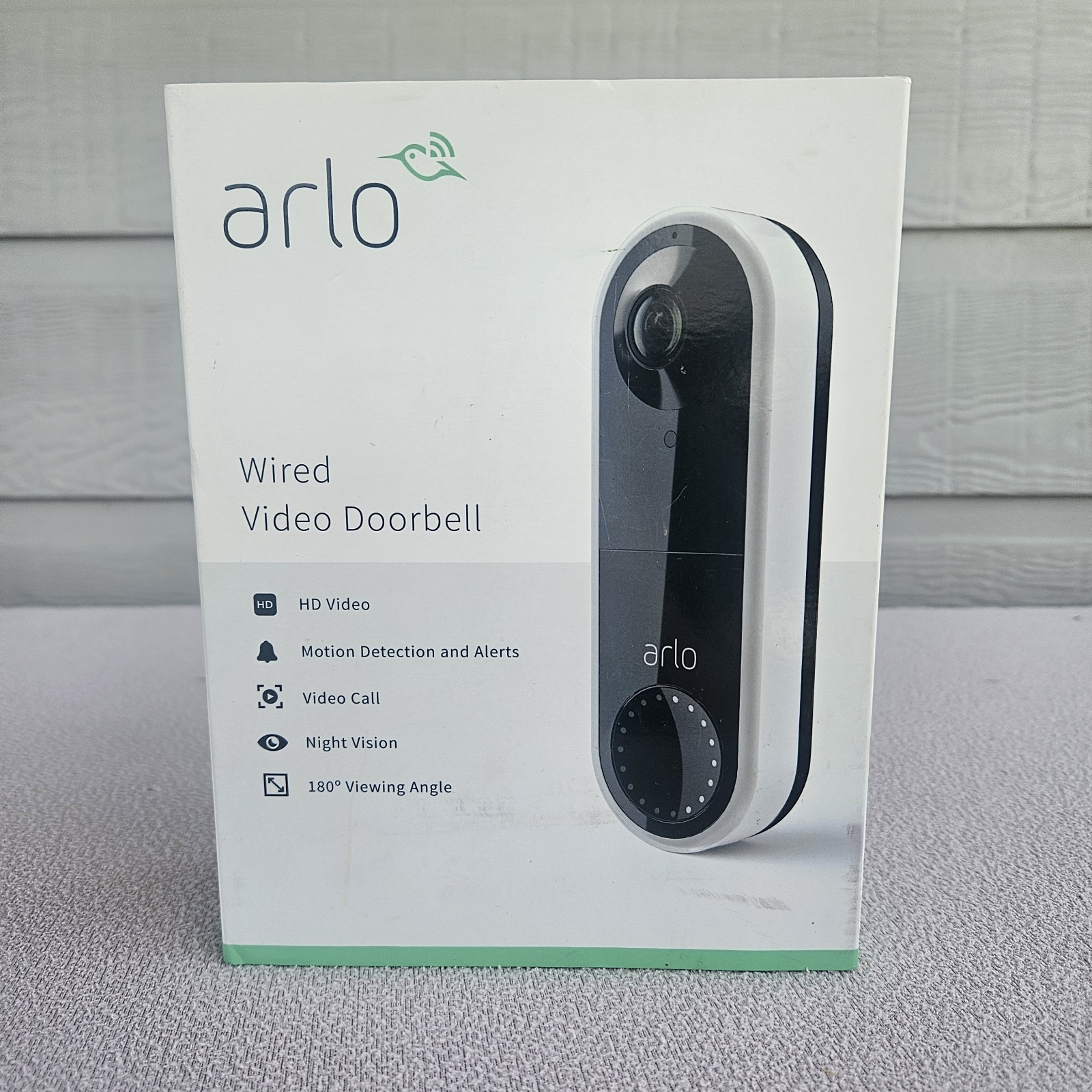 Arlo Wired Video Doorbell AVD1001 HD Video Night Vision Motion Detection