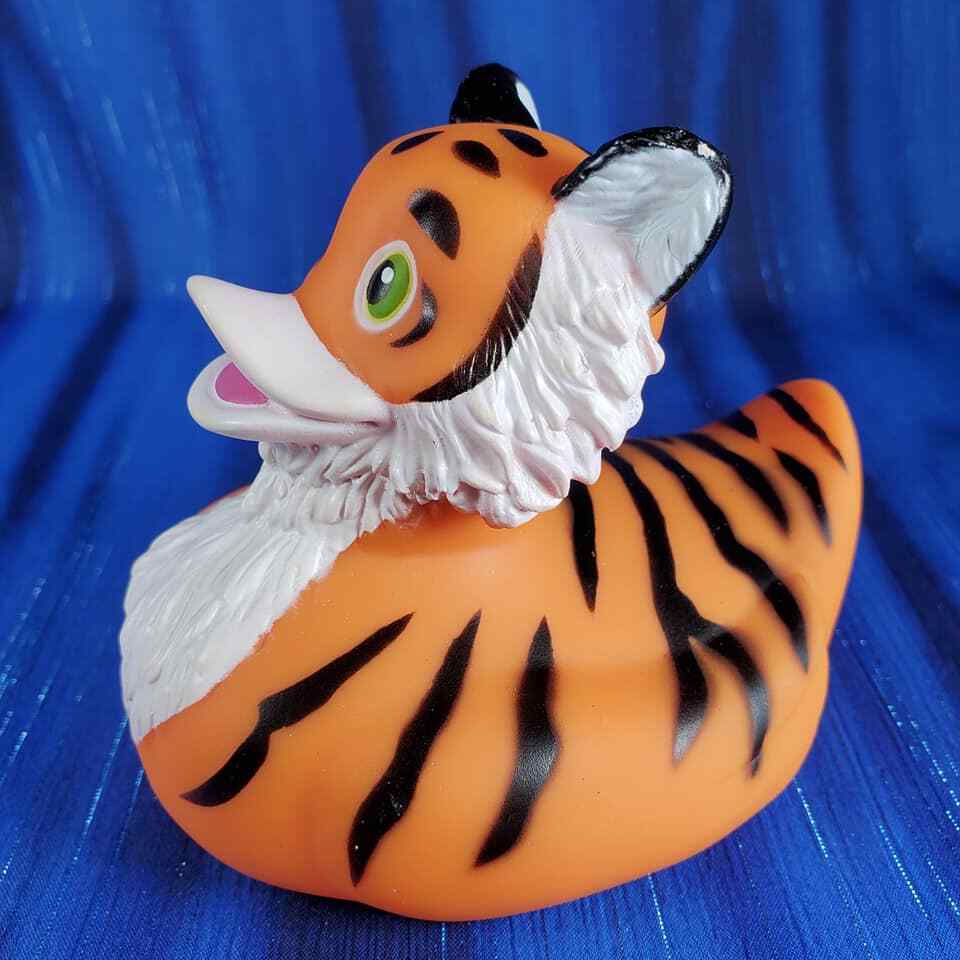Tiger Rubber Duck Wildlife Wild Republic NEW!